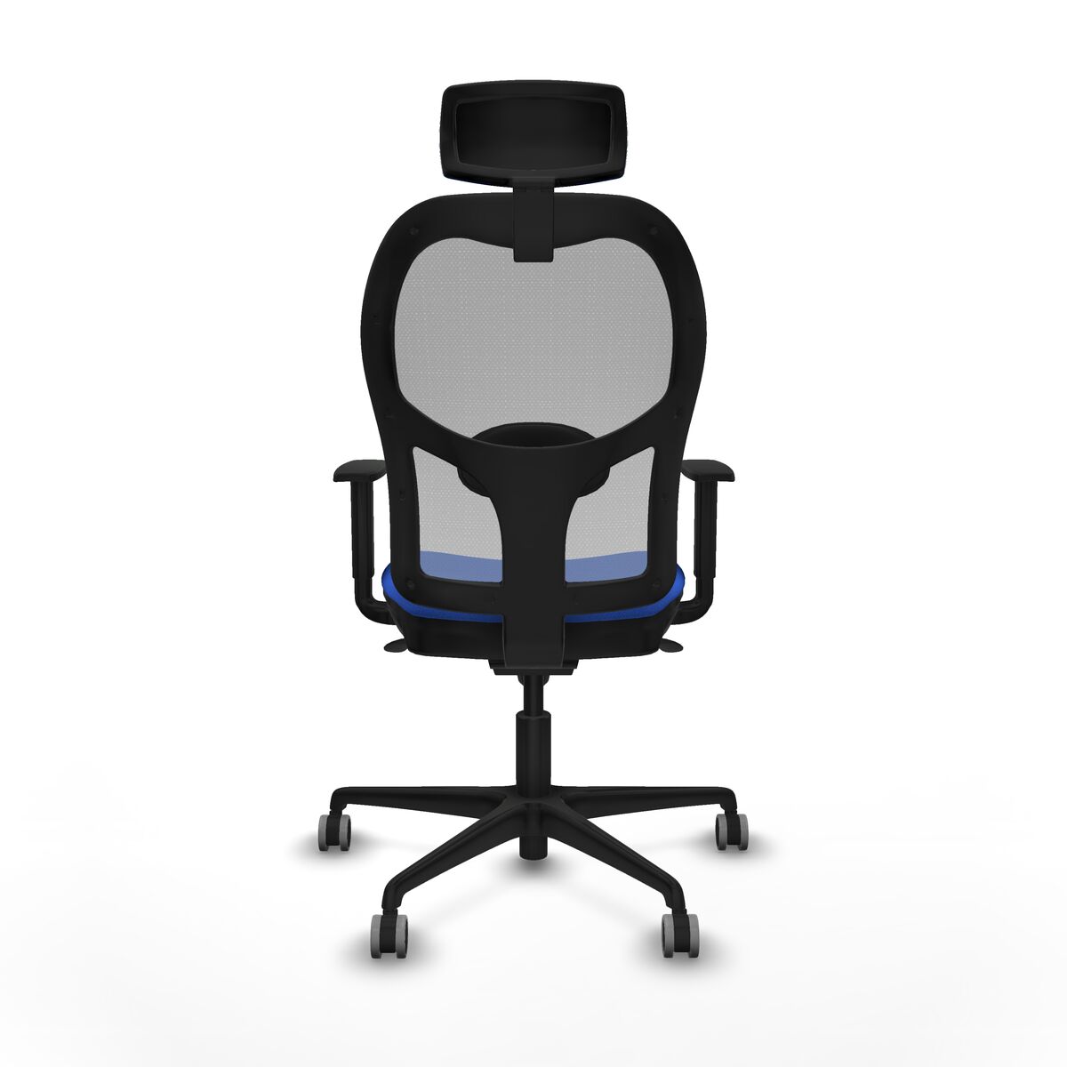 Silla de Oficina con Cabecero Piqueras y Crespo 1D036G2 Azul