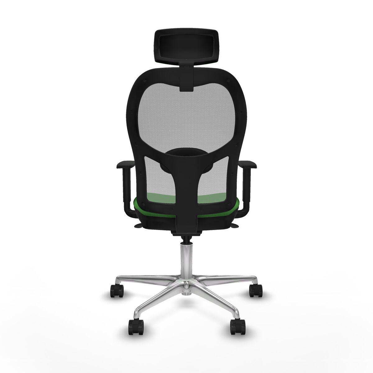 Silla de Oficina con Cabecero Piqueras y Crespo 1D086N2 Verde