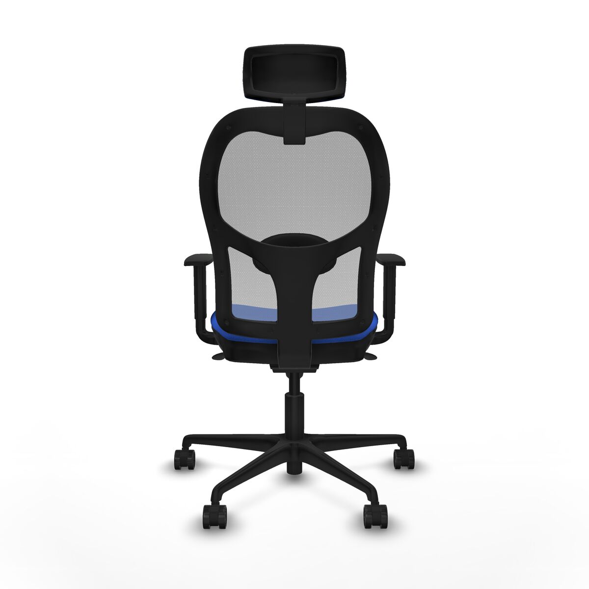 Silla de Oficina con Cabecero Piqueras y Crespo 1D036N2 Azul