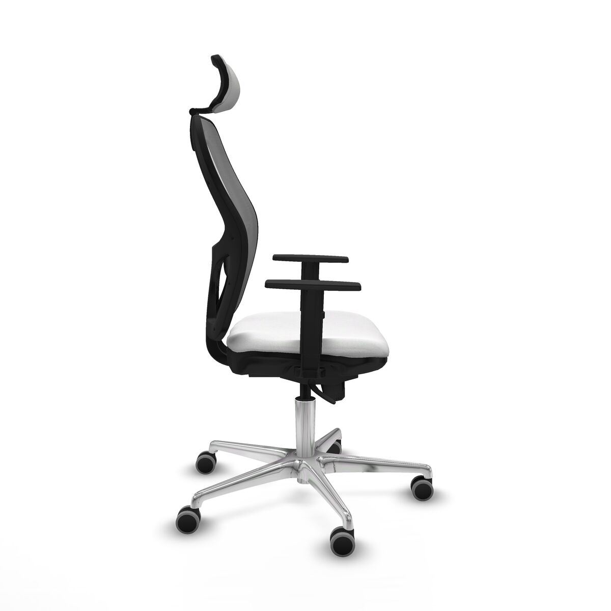 Silla de Oficina con Cabecero Piqueras y Crespo 1D086G2 Blanco