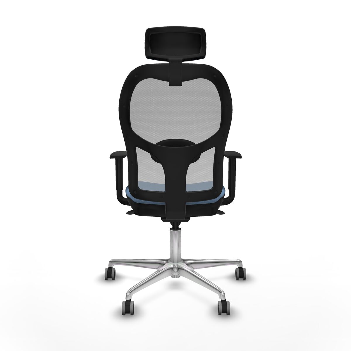 Silla de Oficina con Cabecero Piqueras y Crespo 1D086G2 Azul cielo