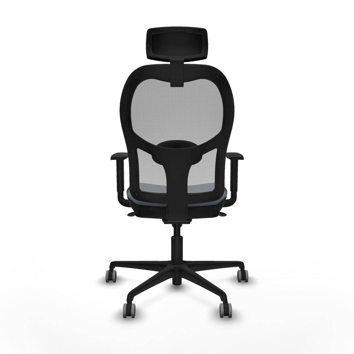 Silla de Oficina con Cabecero Piqueras y Crespo 1D036G2 Gris