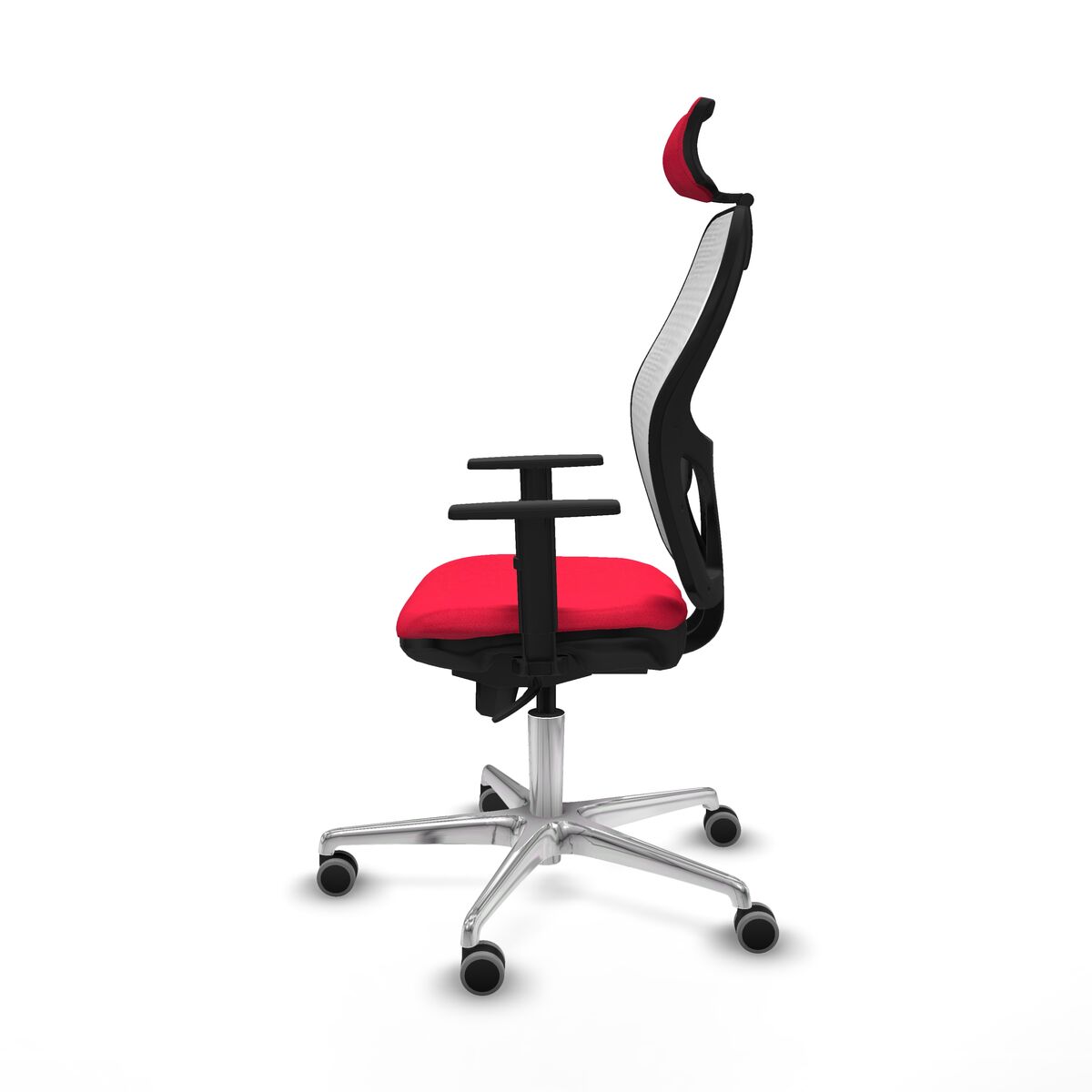 Silla de Oficina con Cabecero Piqueras y Crespo 1D086G2 Rojo
