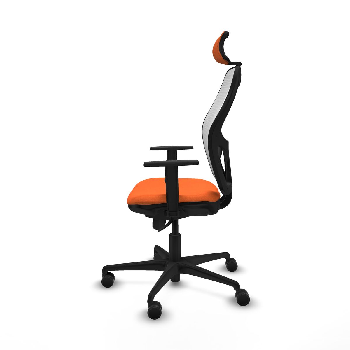 Silla de Oficina con Cabecero Piqueras y Crespo 1D036N2 Naranja