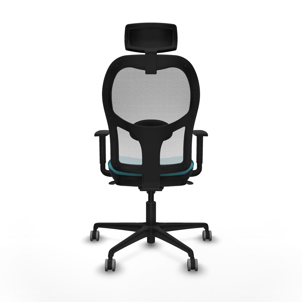 Silla de Oficina con Cabecero Piqueras y Crespo 1D036G2 Turquesa