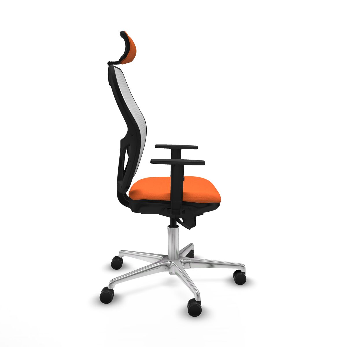 Silla de Oficina con Cabecero Piqueras y Crespo 1D086N2 Naranja