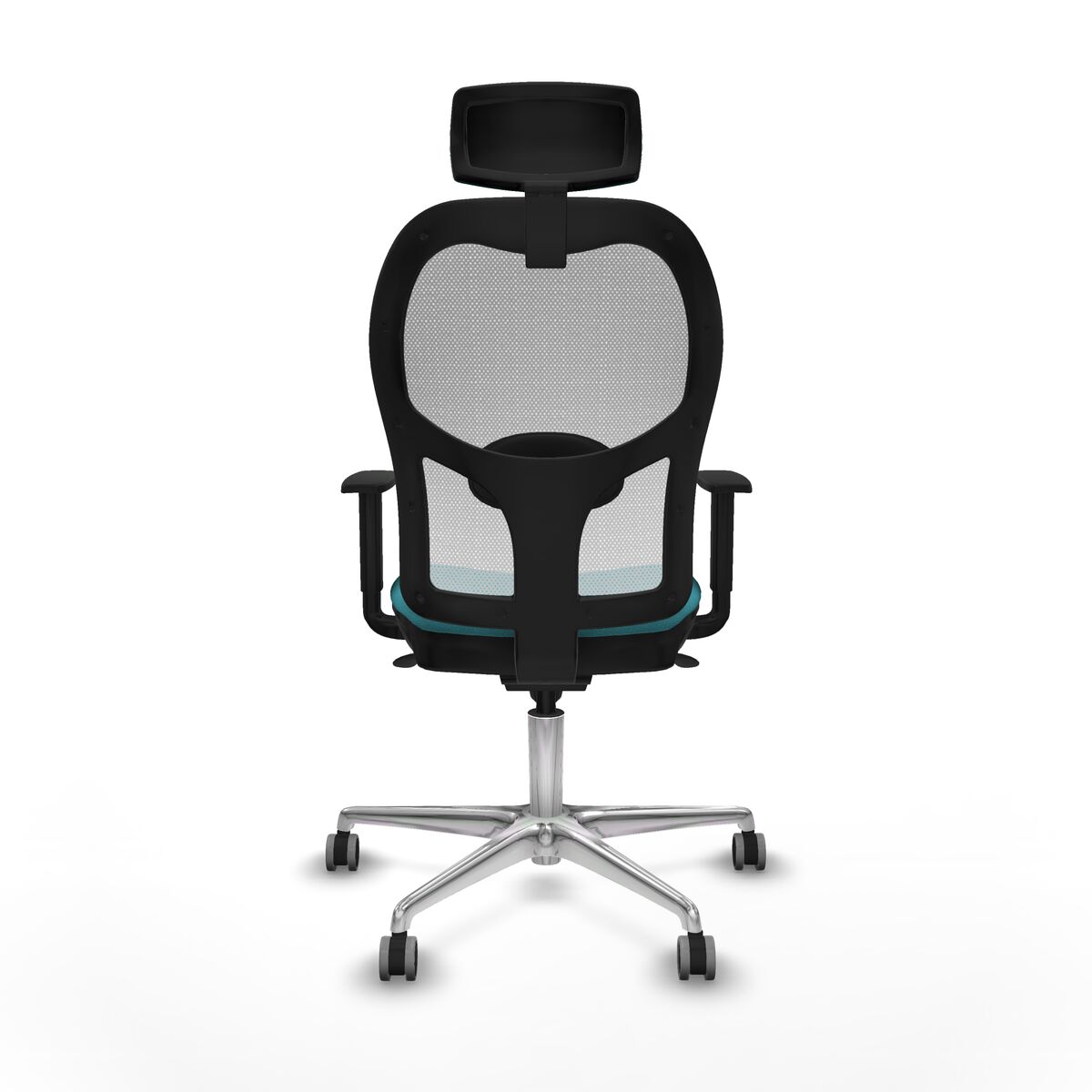 Silla de Oficina con Cabecero Piqueras y Crespo 1D086G2 Turquesa