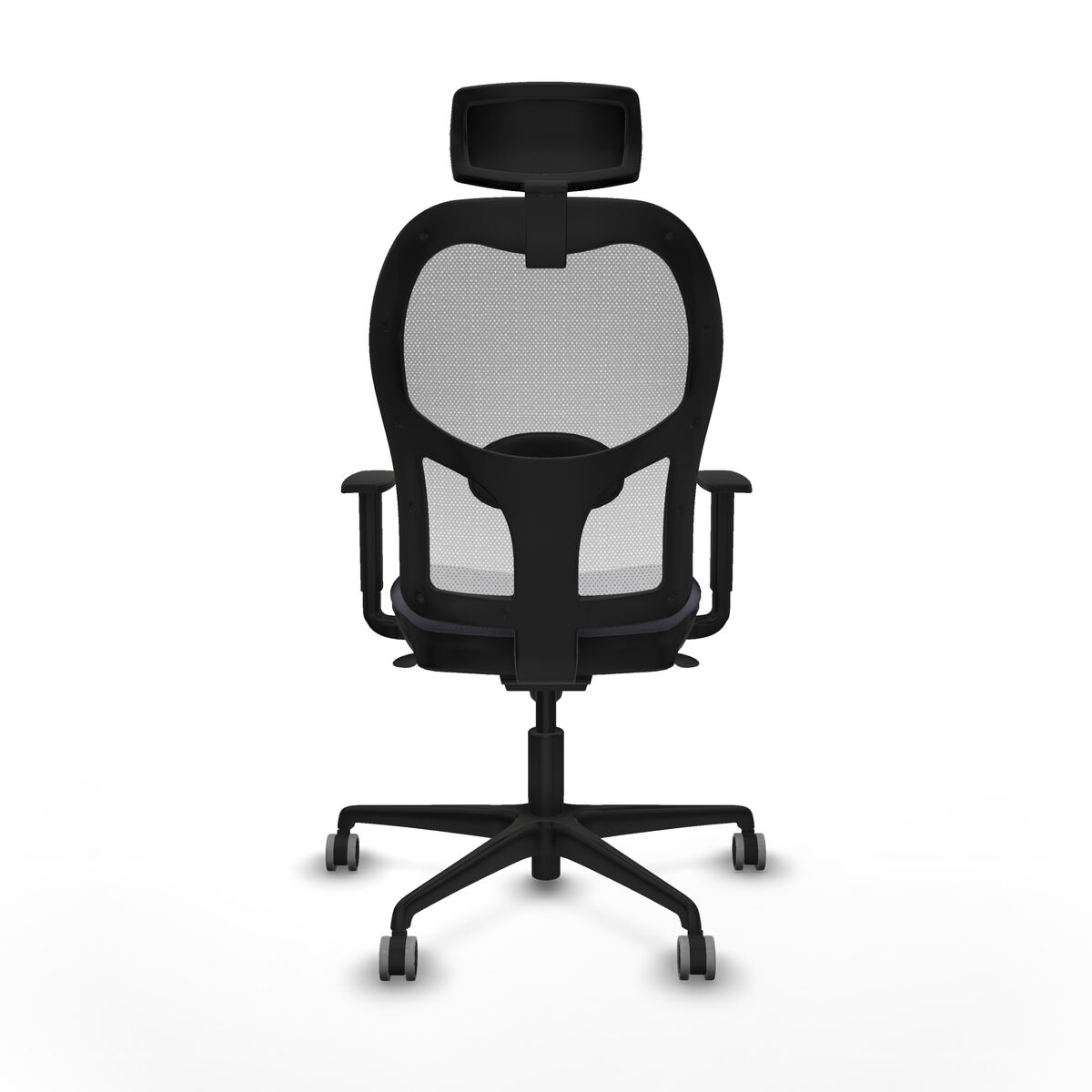 Silla de Oficina con Cabecero Piqueras y Crespo 1D036G2 Gris oscuro