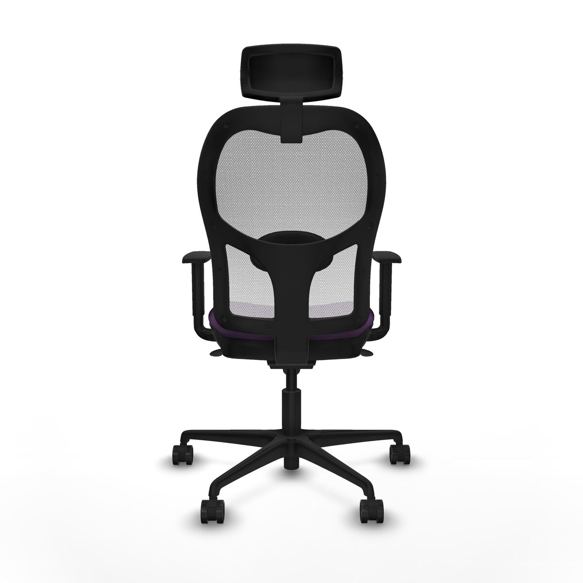 Silla de Oficina con Cabecero Piqueras y Crespo 1D036N2 Morado