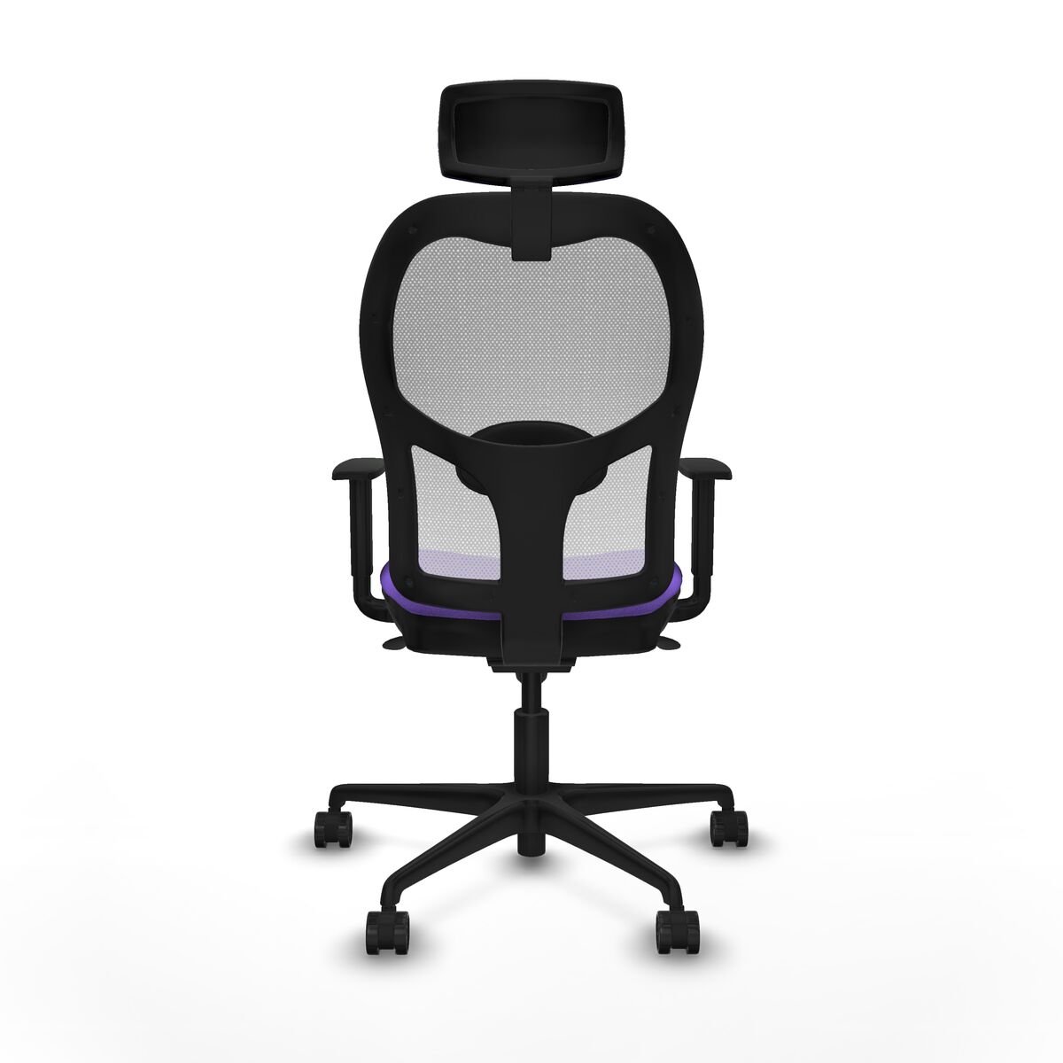 Silla de Oficina con Cabecero Piqueras y Crespo 1D036N2 Lila