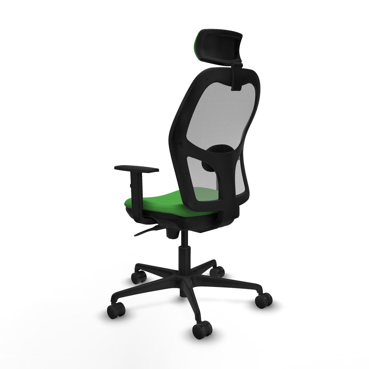 Silla de Oficina con Cabecero Piqueras y Crespo 1D036N2 Verde