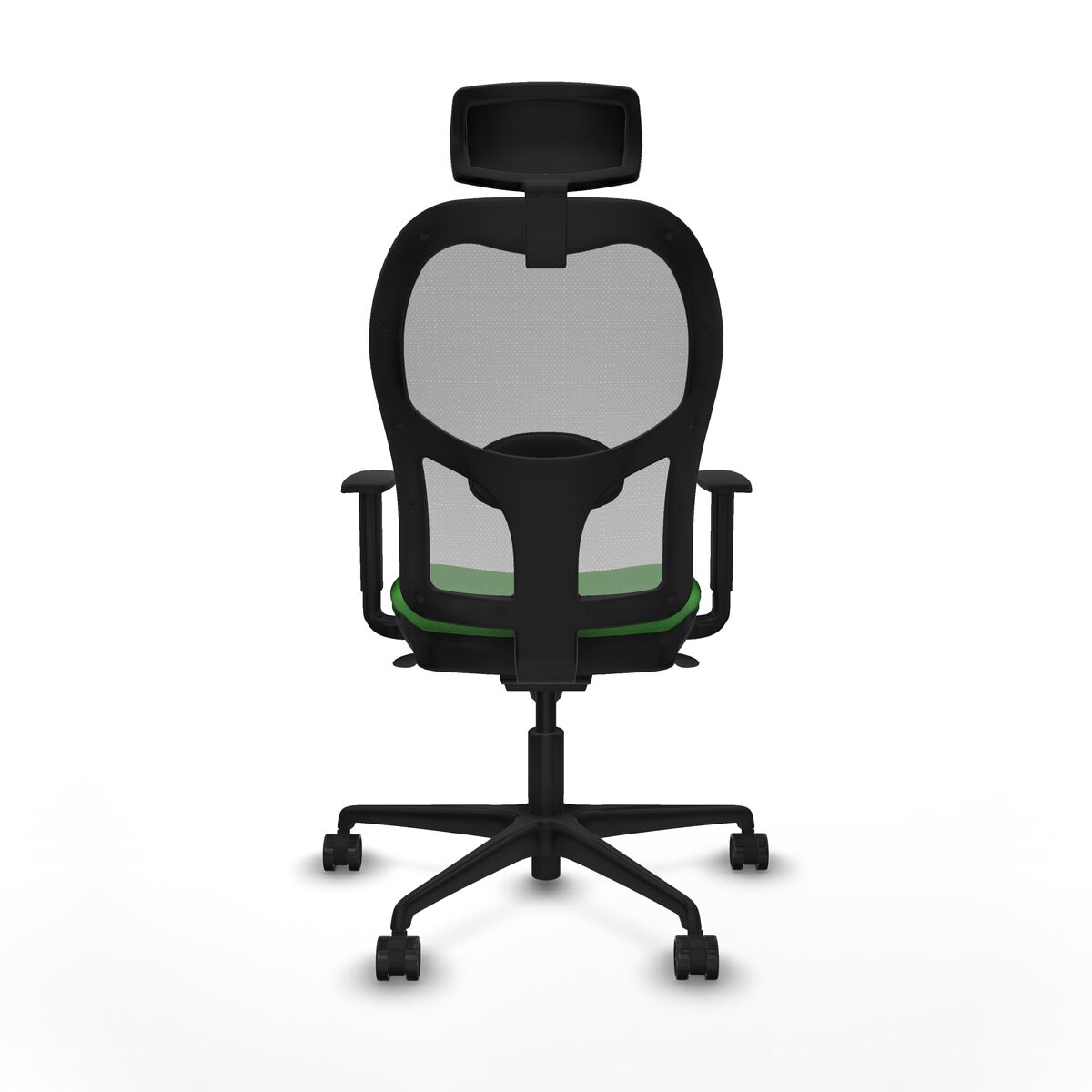 Silla de Oficina con Cabecero Piqueras y Crespo 1D036N2 Verde