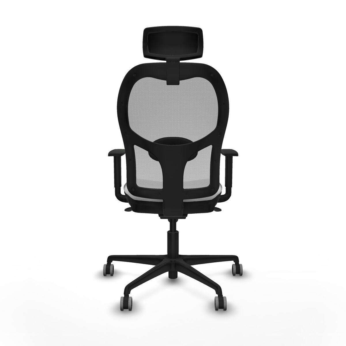 Silla de Oficina con Cabecero Piqueras y Crespo 1D036G2 Blanco