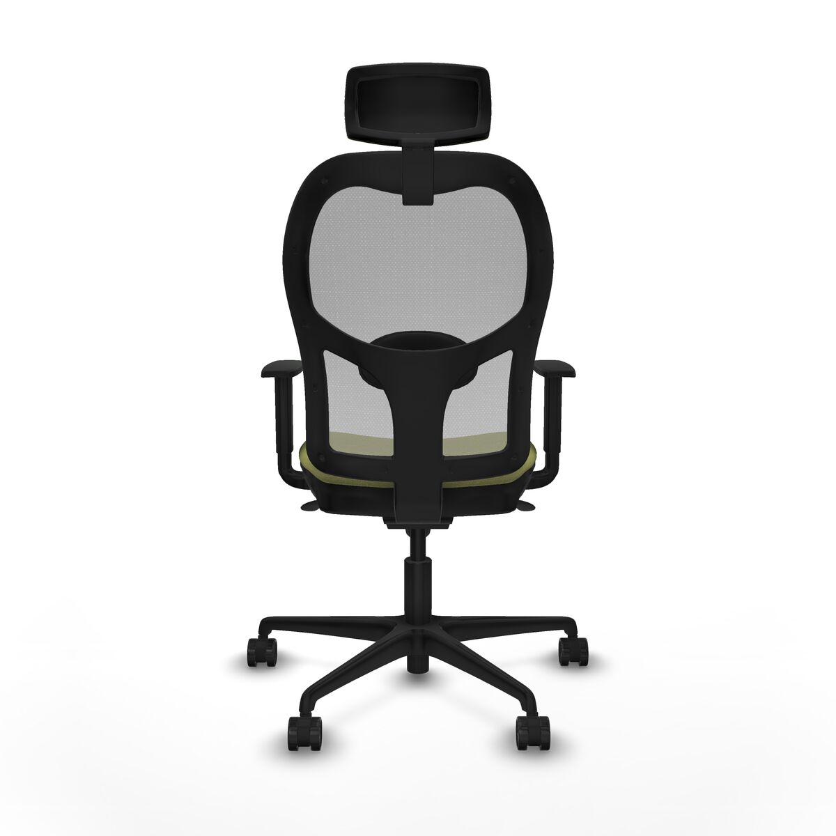 Silla de Oficina con Cabecero Piqueras y Crespo 1D036N2 Verde