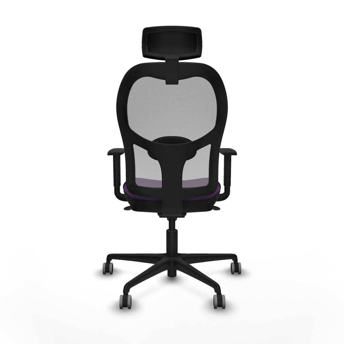 Silla de Oficina con Cabecero Piqueras y Crespo 1D036G2 Morado