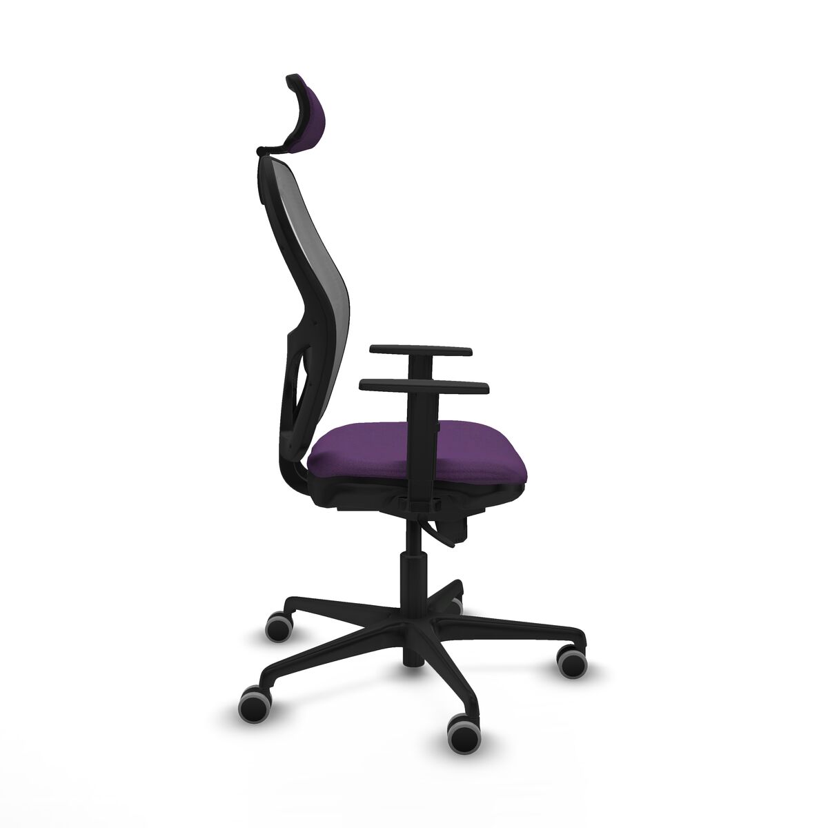 Silla de Oficina con Cabecero Piqueras y Crespo 1D036G2 Morado