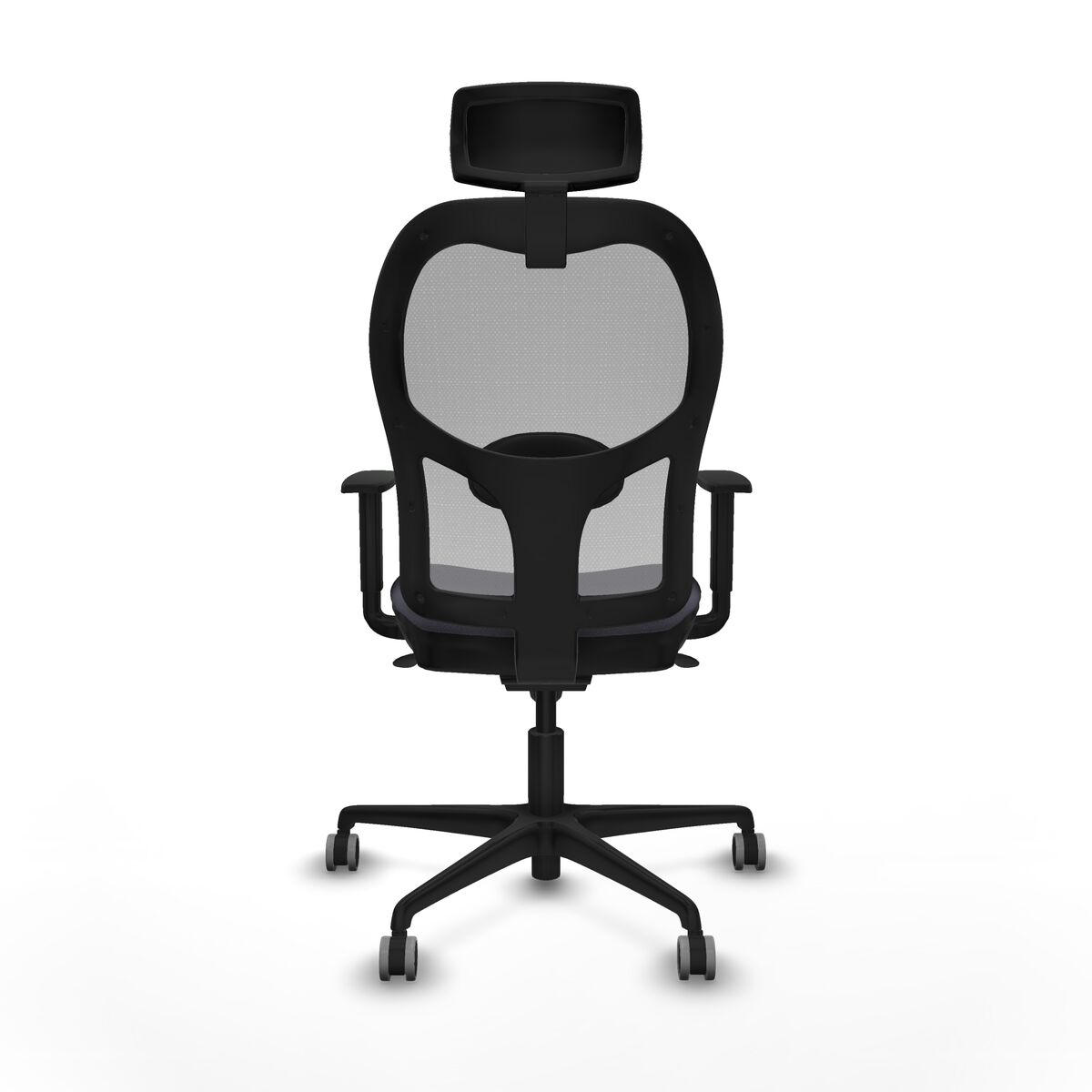 Silla de Oficina con Cabecero Piqueras y Crespo 1D036G2 Gris oscuro