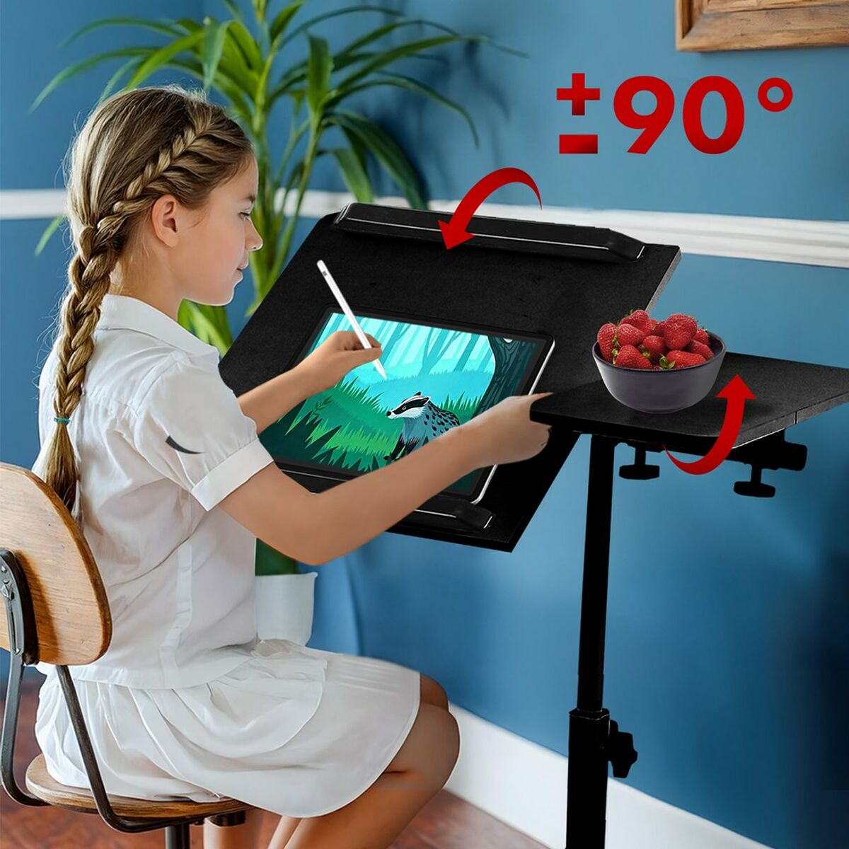 Escritorio MacLean MC-121 B Negro