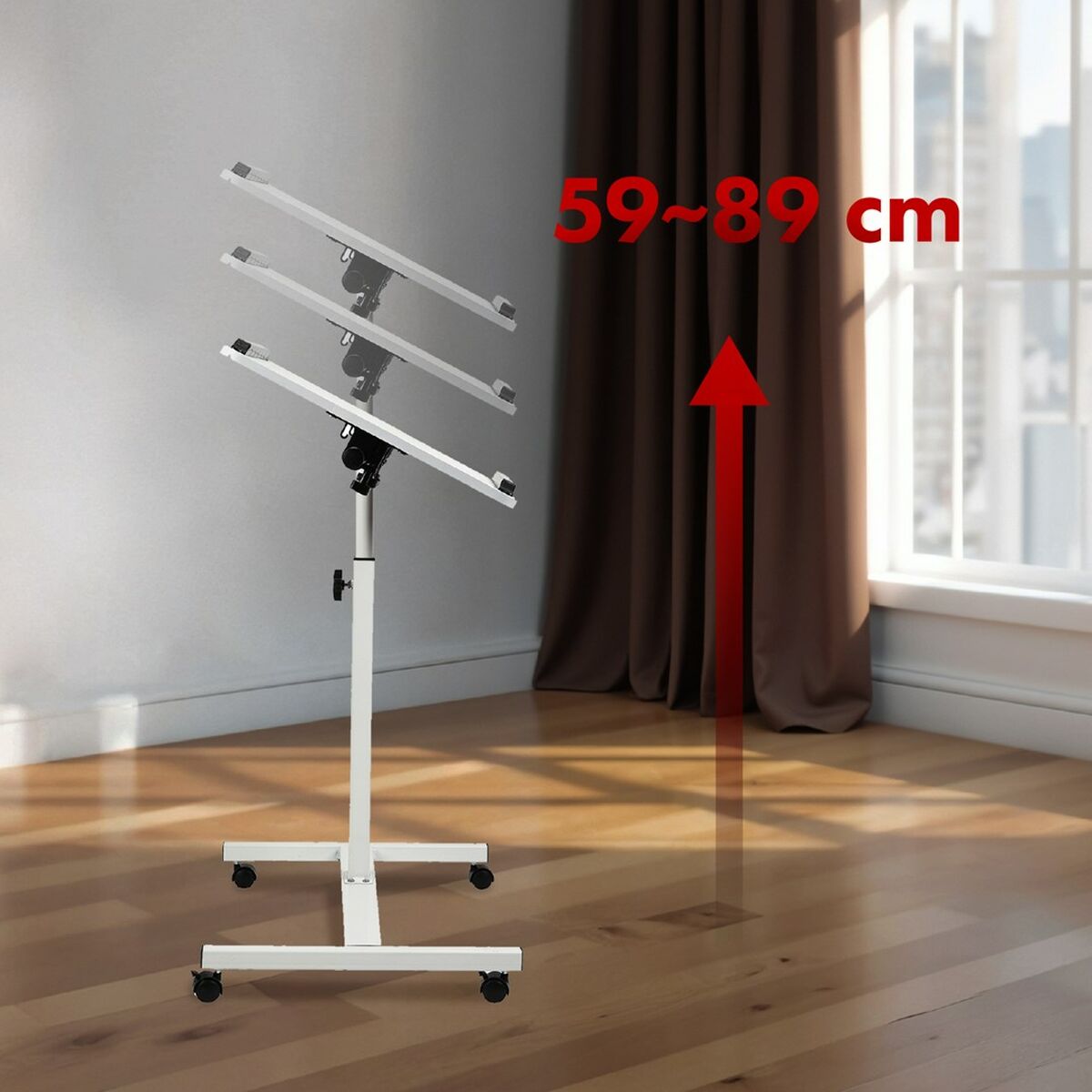 Escritorio MacLean MC-121 W Blanco Negro