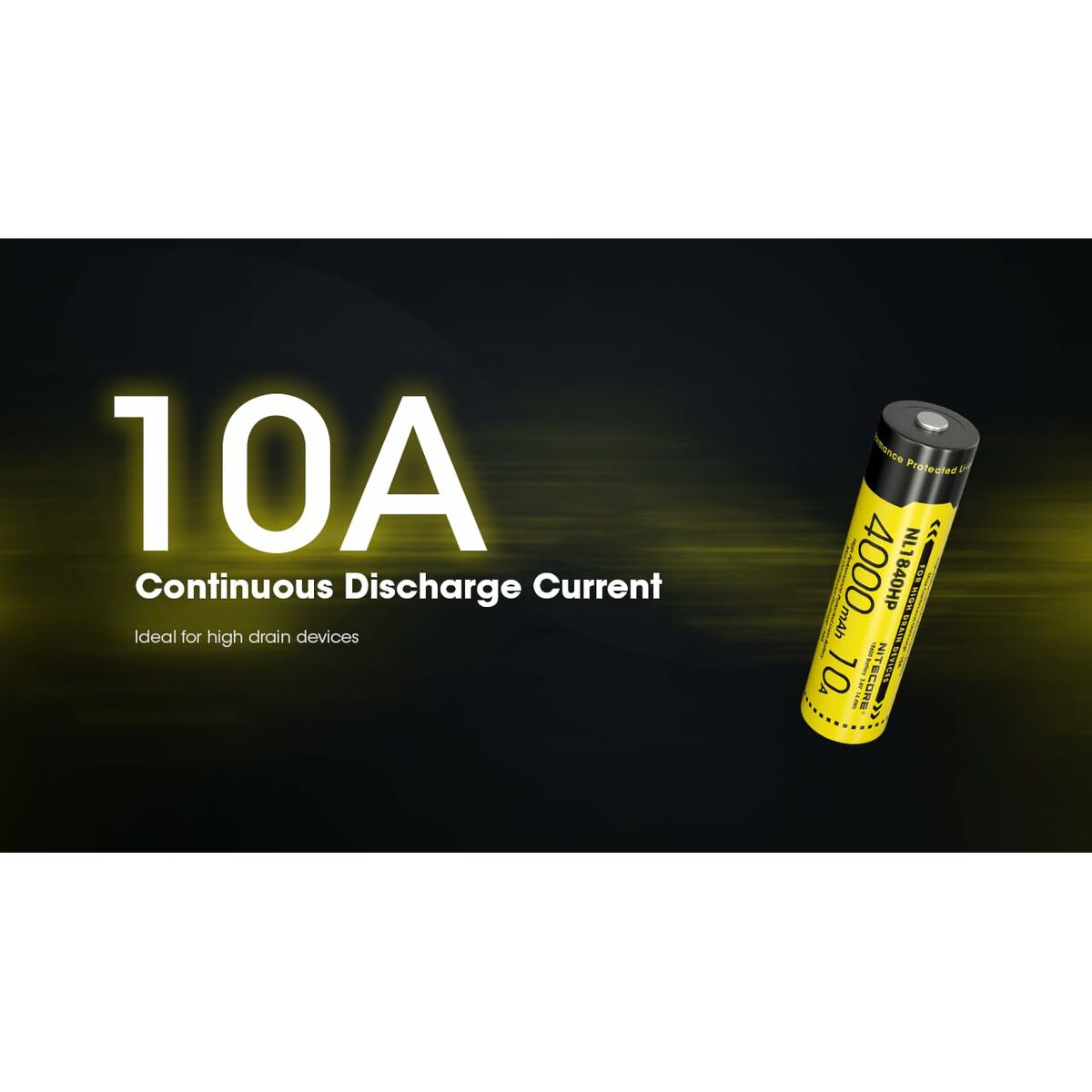 Pilas Recargables Nitecore NT-NL1840HP 4000 mAh 3,6 V 18650