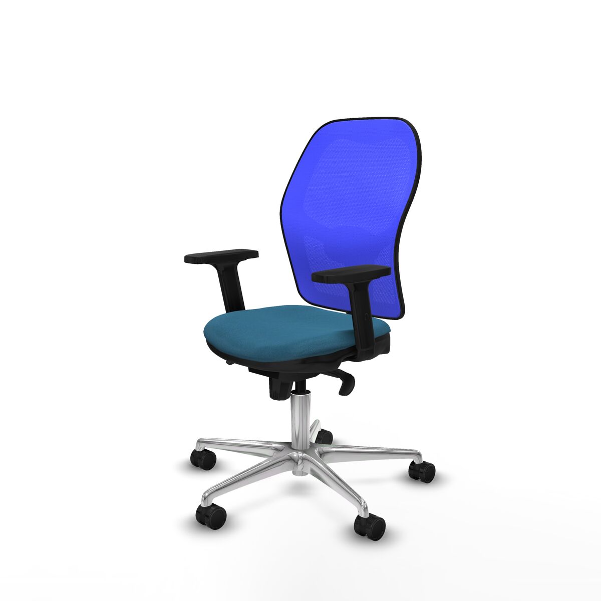 Silla de Oficina Piqueras y Crespo 2D086N0 Azul Verde petróleo