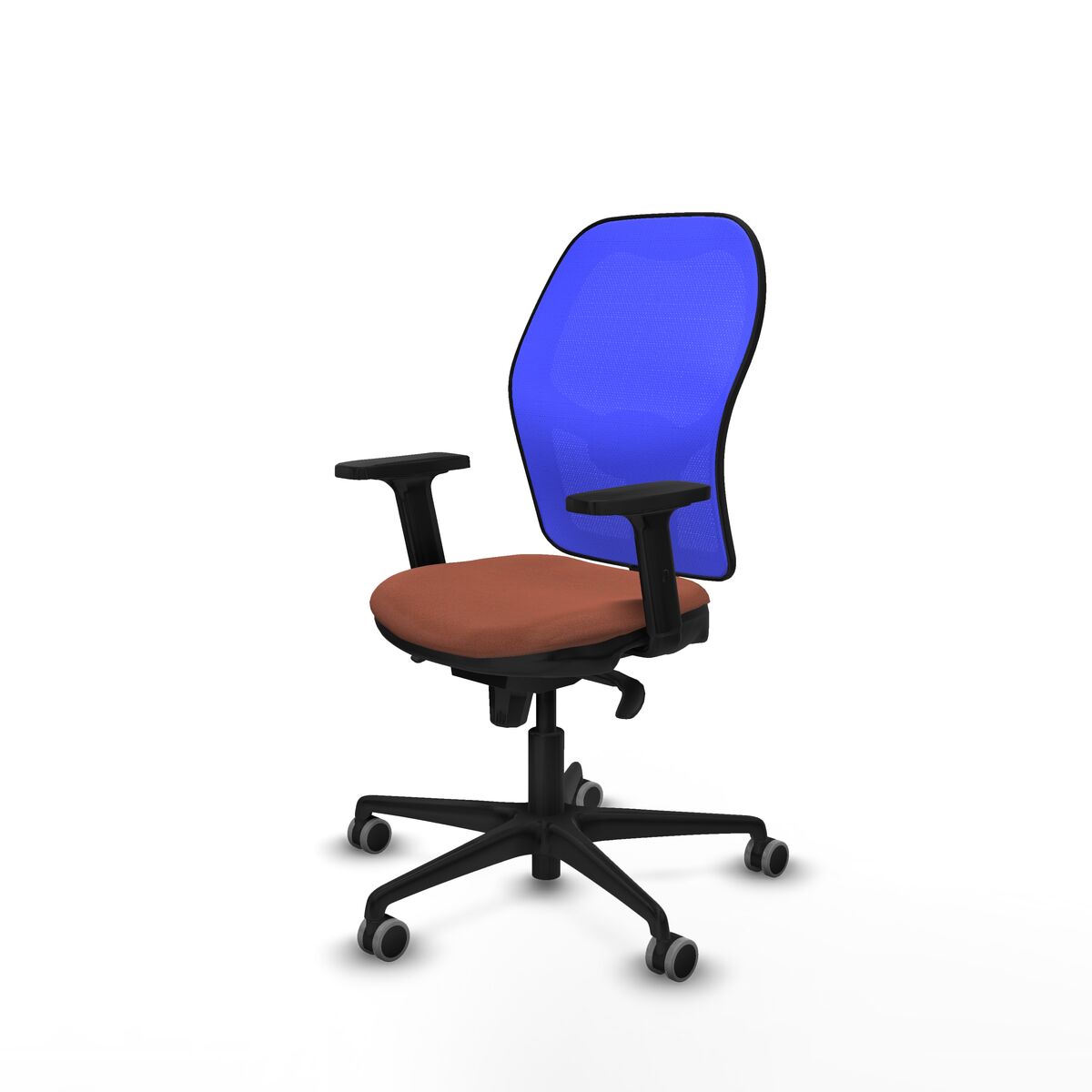 Silla de Oficina Piqueras y Crespo 2D036G0 Azul Marrón