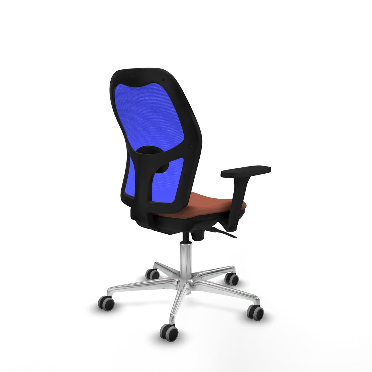Silla de Oficina Piqueras y Crespo 3D086G0 Azul Marrón