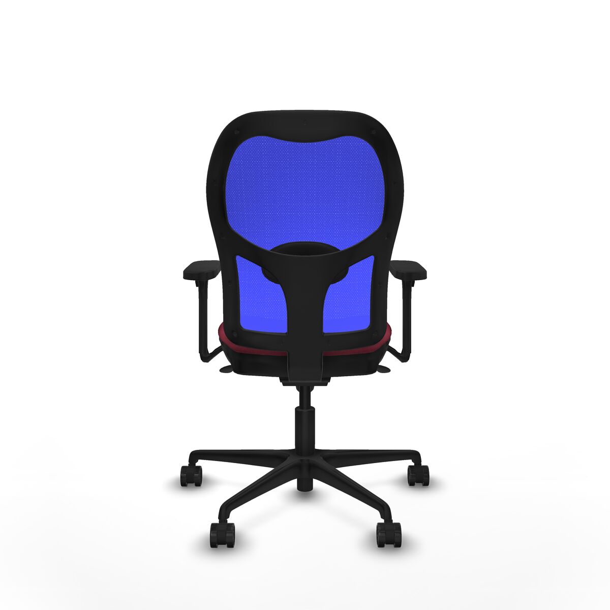 Silla de Oficina Piqueras y Crespo 3D036N0 Granate