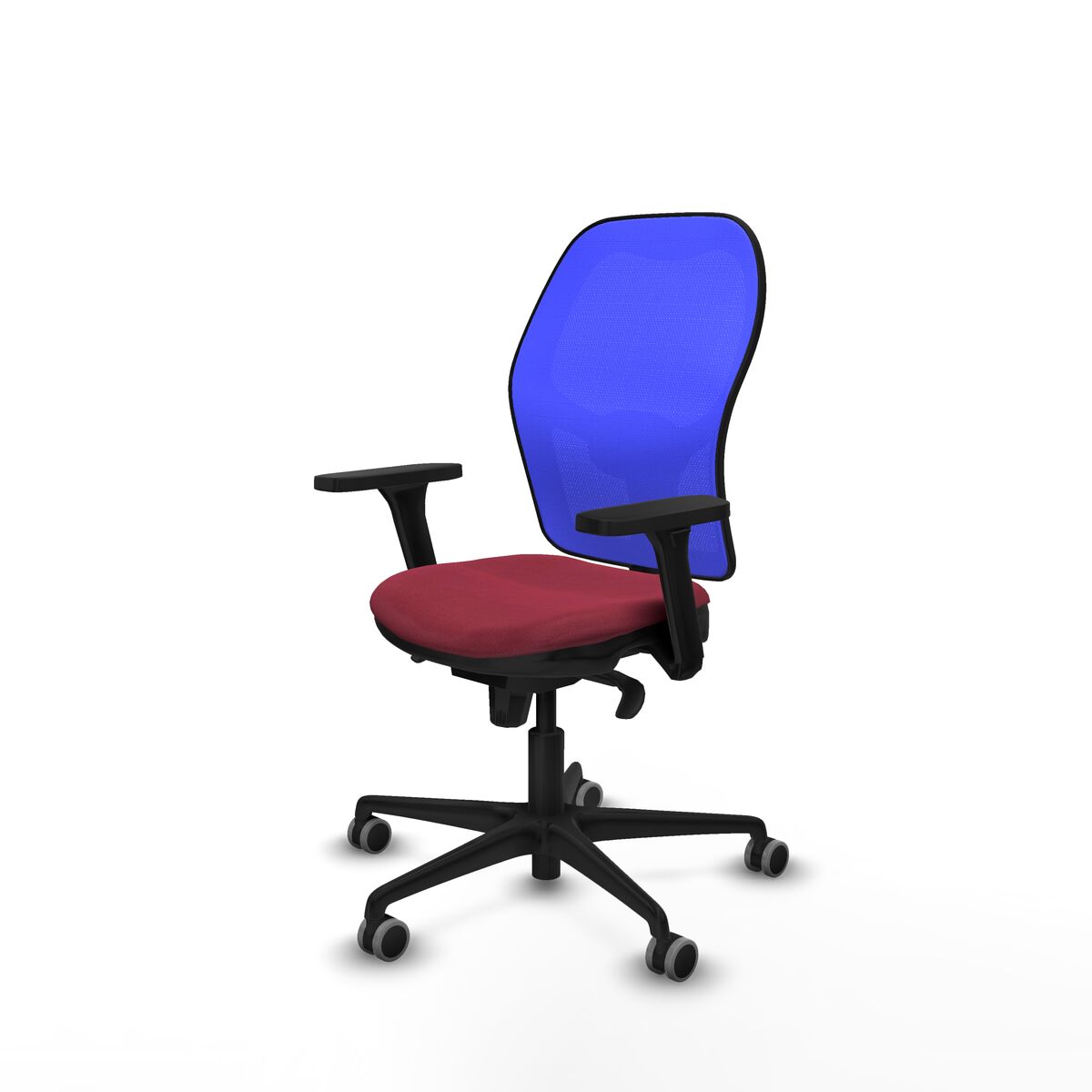 Silla de Oficina Piqueras y Crespo 3D036G0 Granate