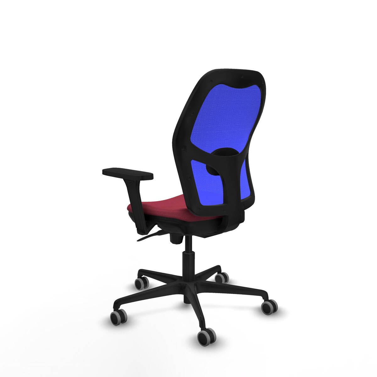 Silla de Oficina Piqueras y Crespo 3D036G0 Granate