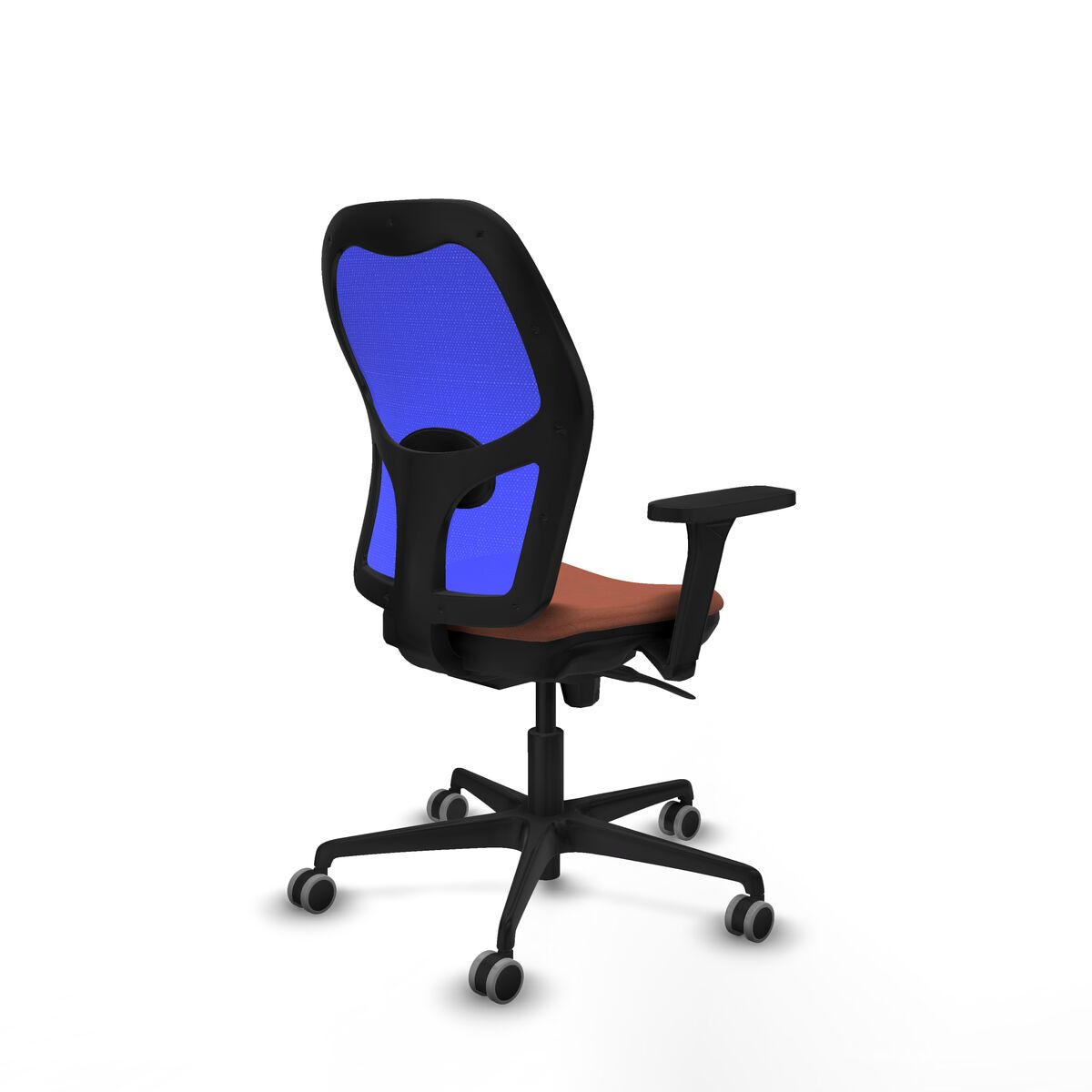 Silla de Oficina Piqueras y Crespo 3D036G0 Azul Marrón