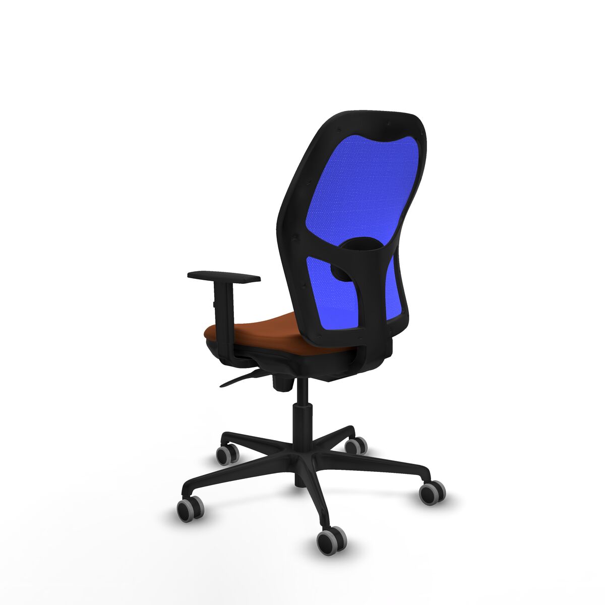 Silla de Oficina Piqueras y Crespo 1D036G0 Azul Marrón