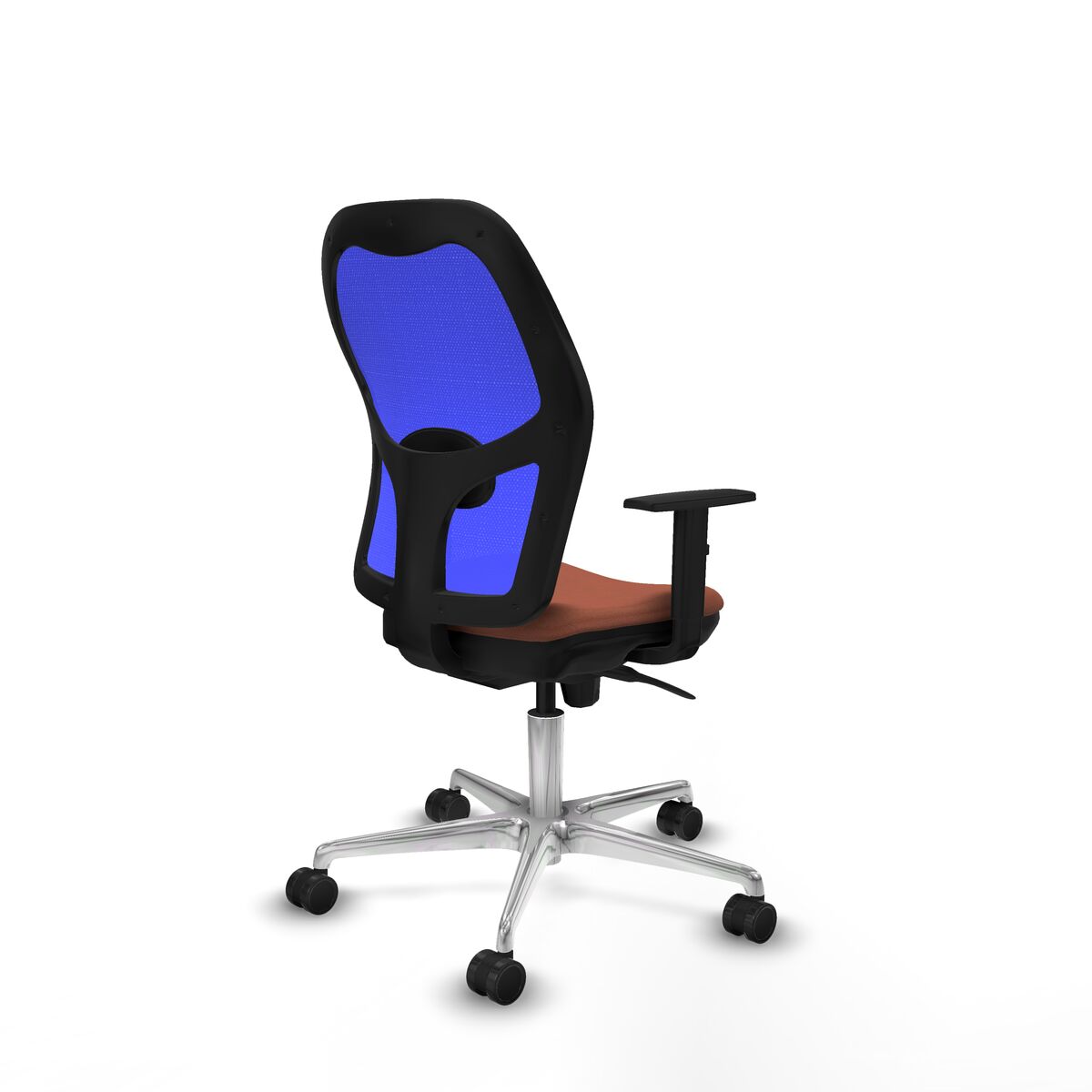 Silla de Oficina Piqueras y Crespo 1D086N0 Azul Marrón