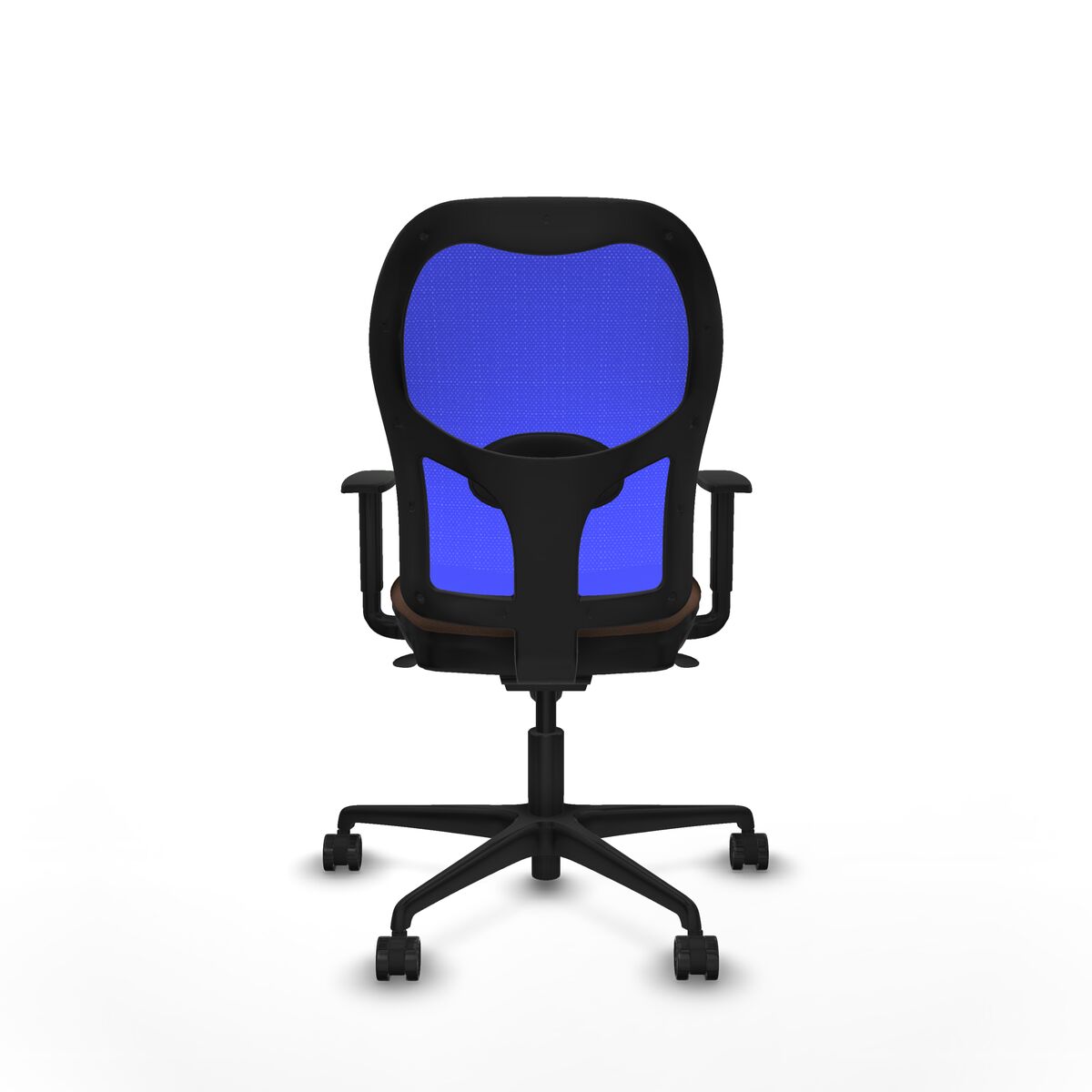 Silla de Oficina Piqueras y Crespo 1D036N0 Azul Marrón oscuro