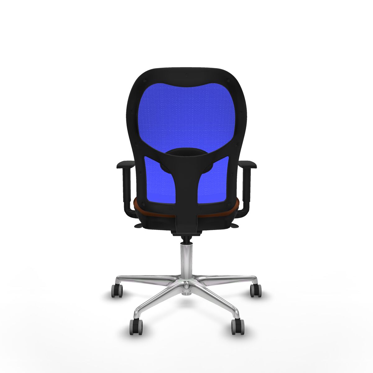 Silla de Oficina Piqueras y Crespo 1D086G0 Azul Marrón