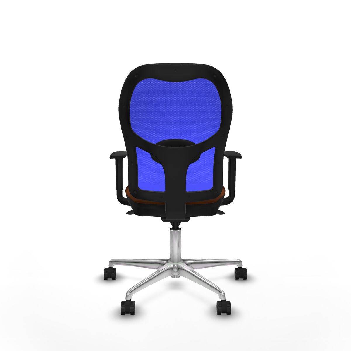 Silla de Oficina Piqueras y Crespo 1D086N0 Azul Marrón