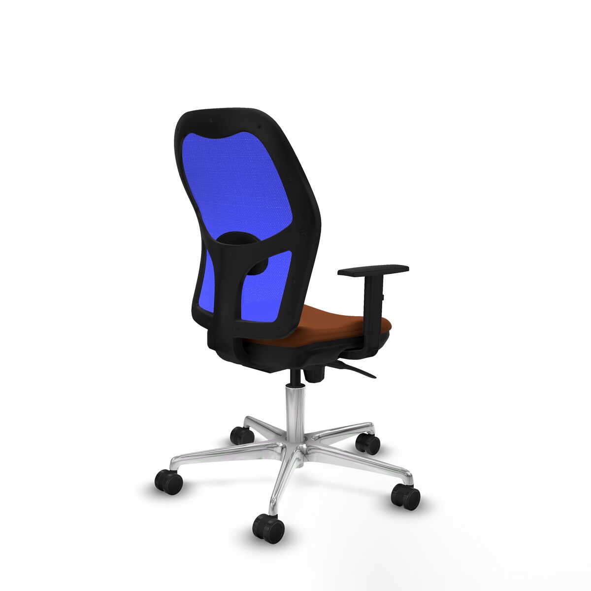 Silla de Oficina Piqueras y Crespo 1D086N0 Azul Marrón