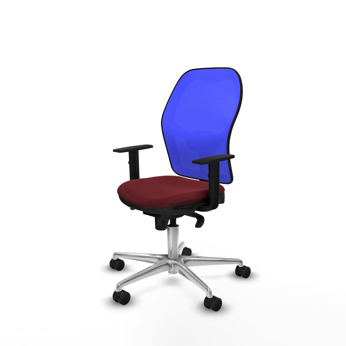 Silla de Oficina Piqueras y Crespo 1D086N0 Granate