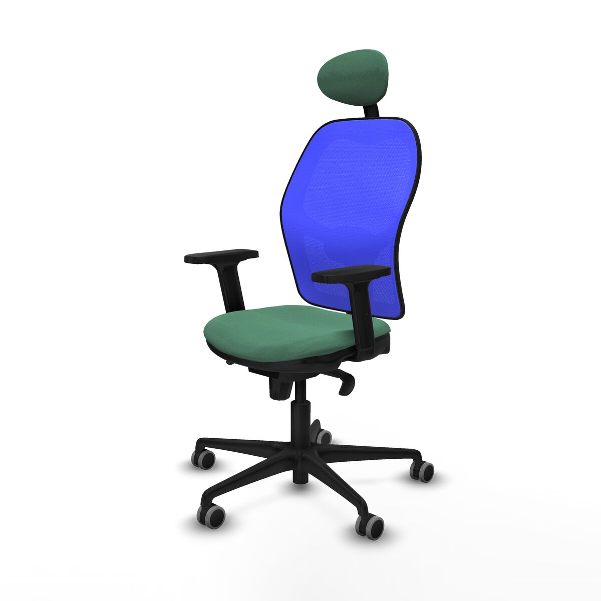 Silla de Oficina Piqueras y Crespo 2D036G1 Verde Esmeralda