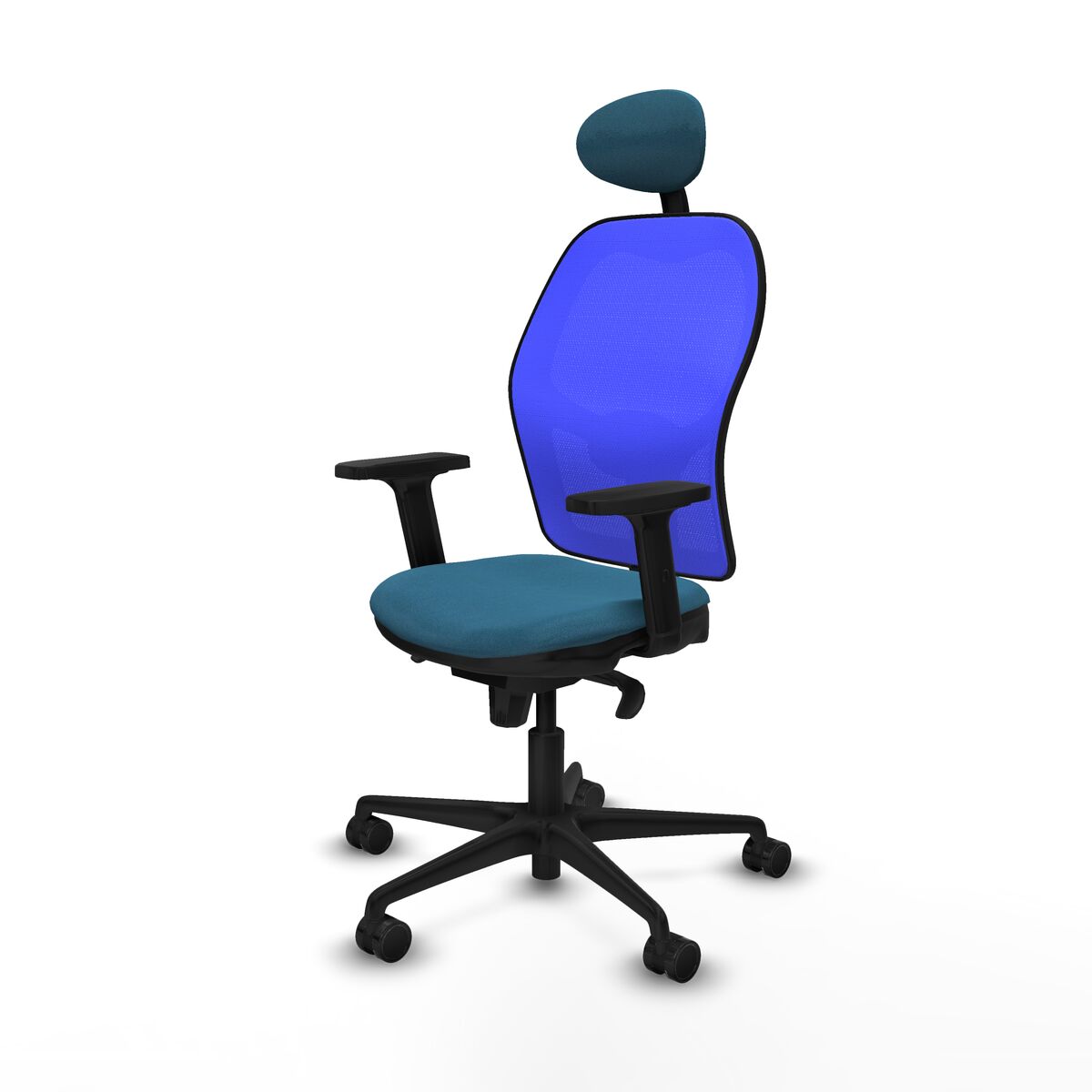 Silla de Oficina Piqueras y Crespo 2D036N1 Azul Verde petróleo