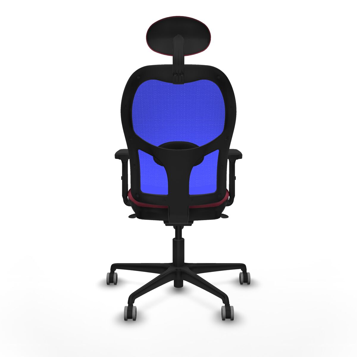 Silla de Oficina Piqueras y Crespo 2D036G1 Granate