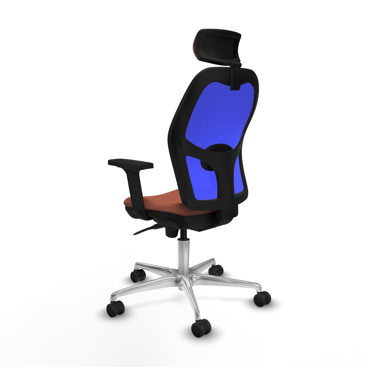 Silla de Oficina Piqueras y Crespo 2D086N2 Azul Marrón