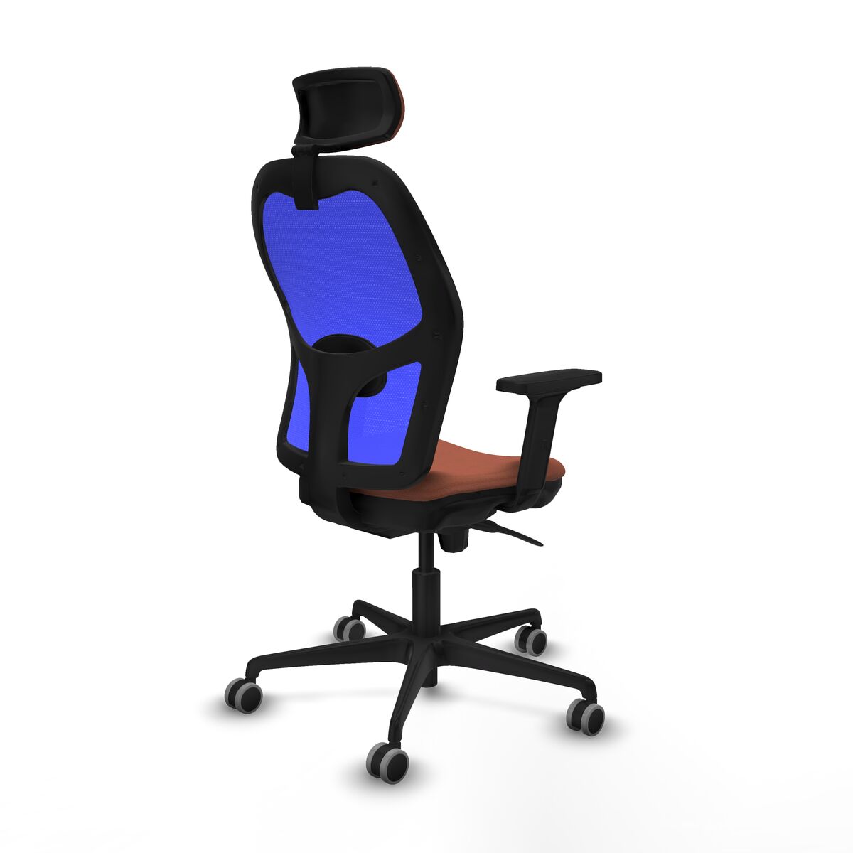 Silla de Oficina Piqueras y Crespo 2D036G2 Azul Marrón