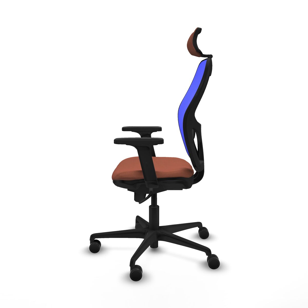 Silla de Oficina Piqueras y Crespo 2D036N2 Azul Marrón