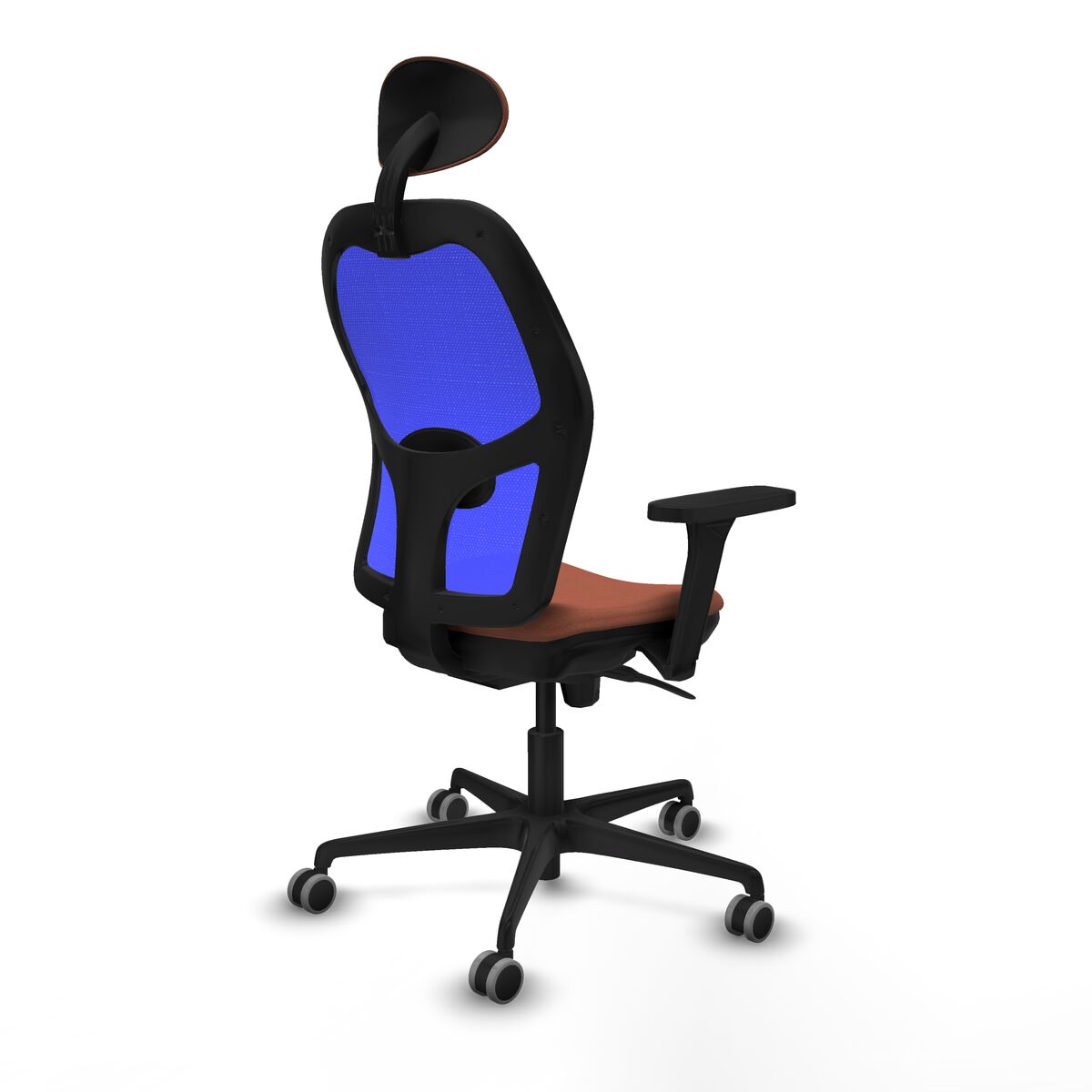 Silla de Oficina Piqueras y Crespo 3D036G1 Azul Marrón