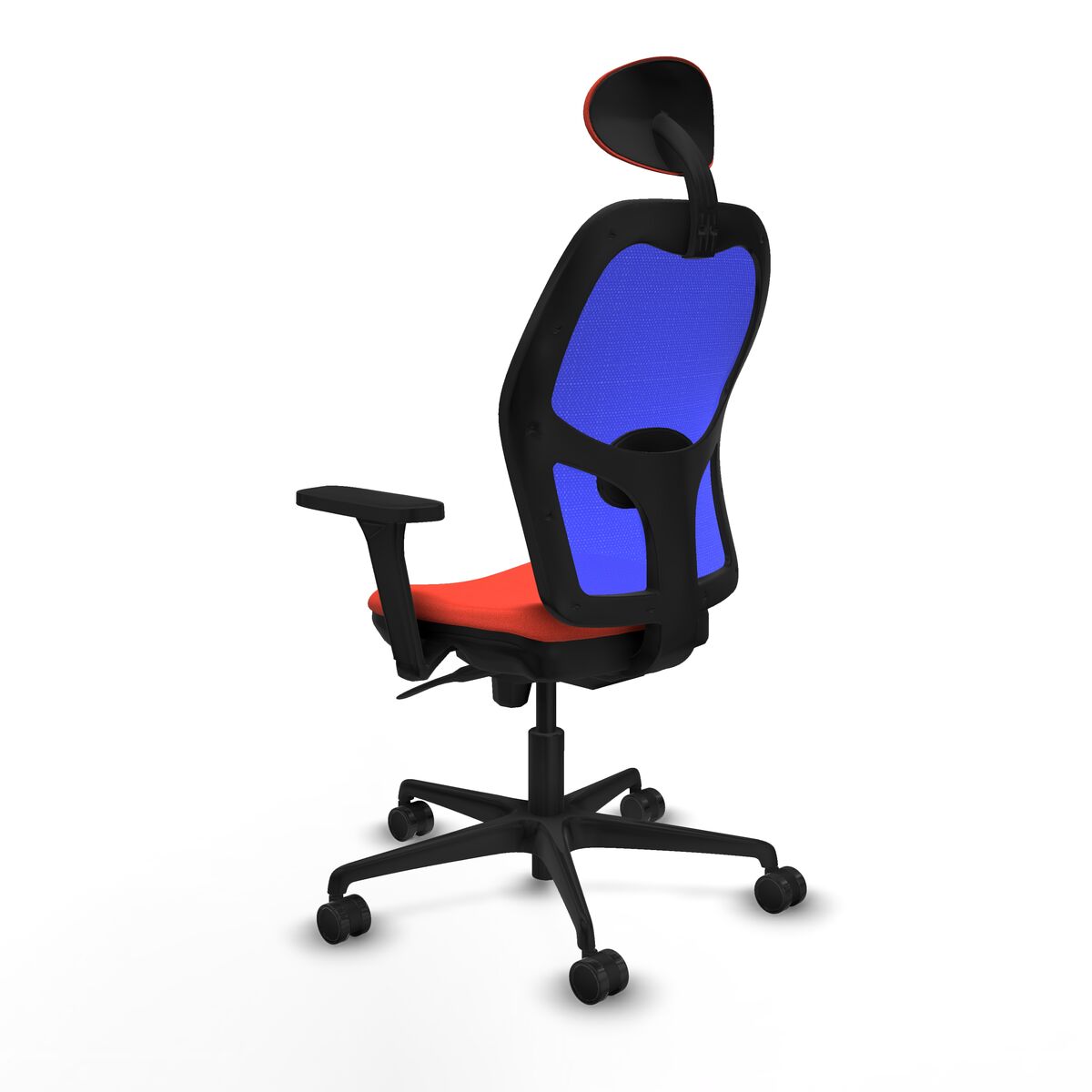 Silla de Oficina Piqueras y Crespo 3D036N1 Naranja Oscuro