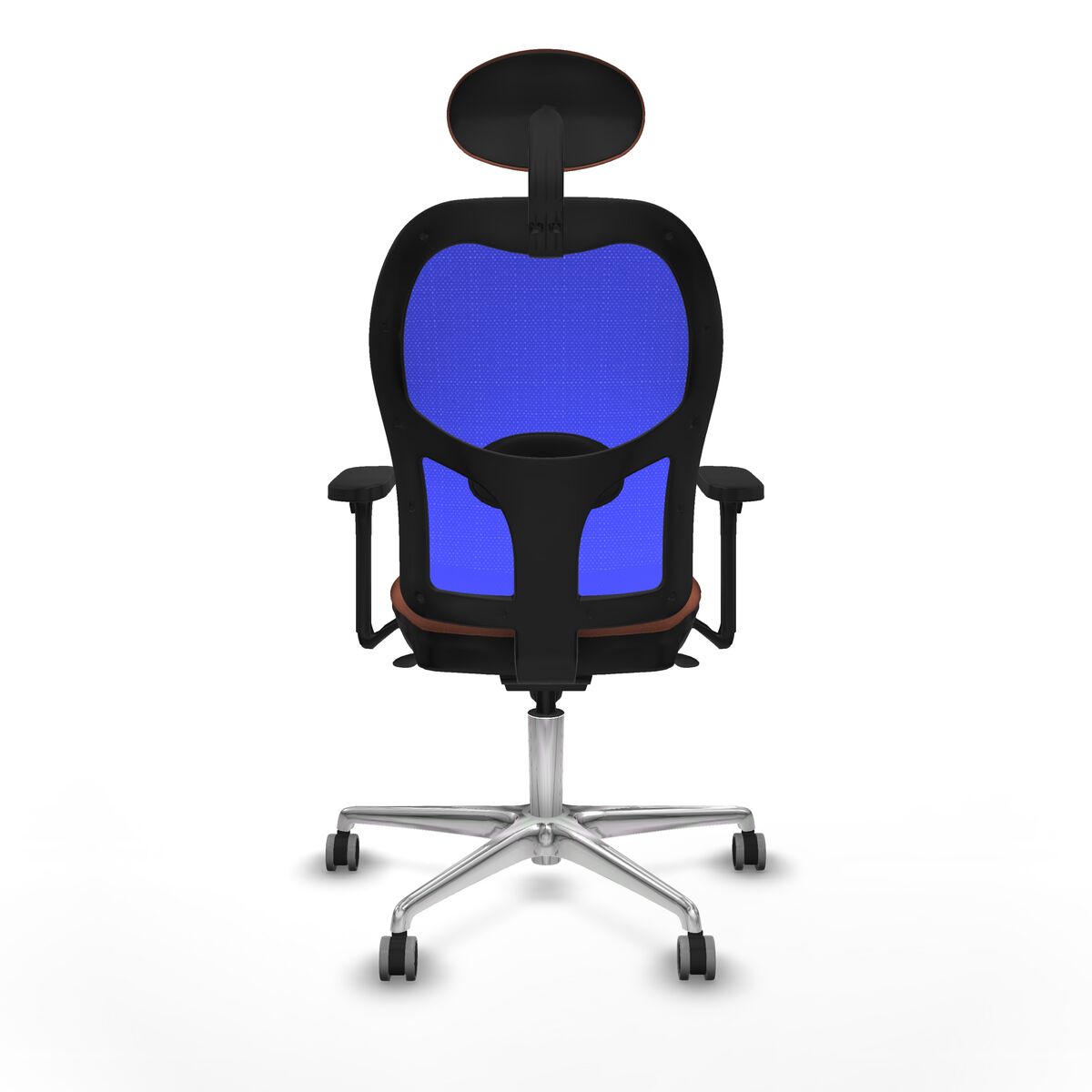 Silla de Oficina Piqueras y Crespo 3D086G1 Azul Marrón