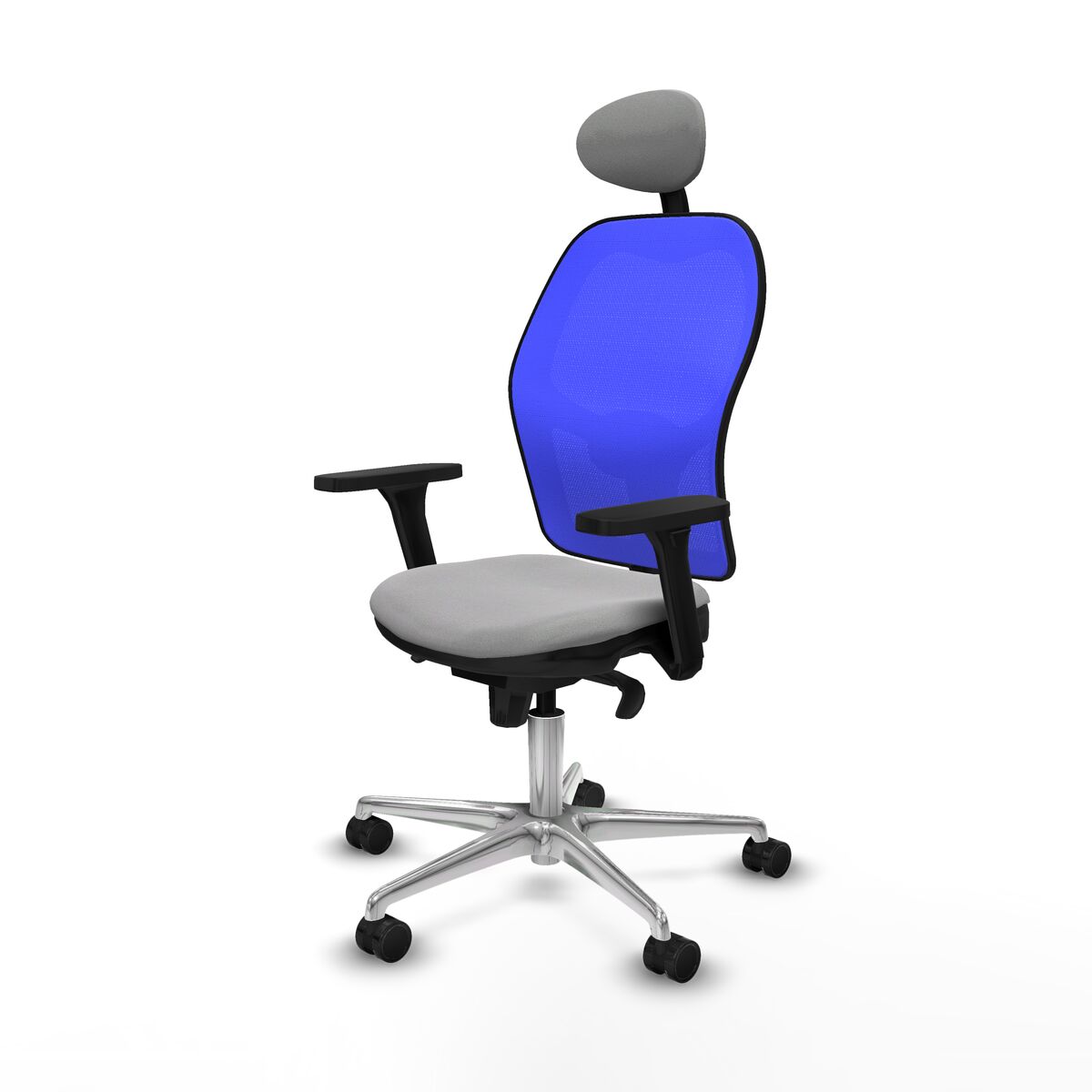 Silla de Oficina Piqueras y Crespo 3D086N1 Gris claro