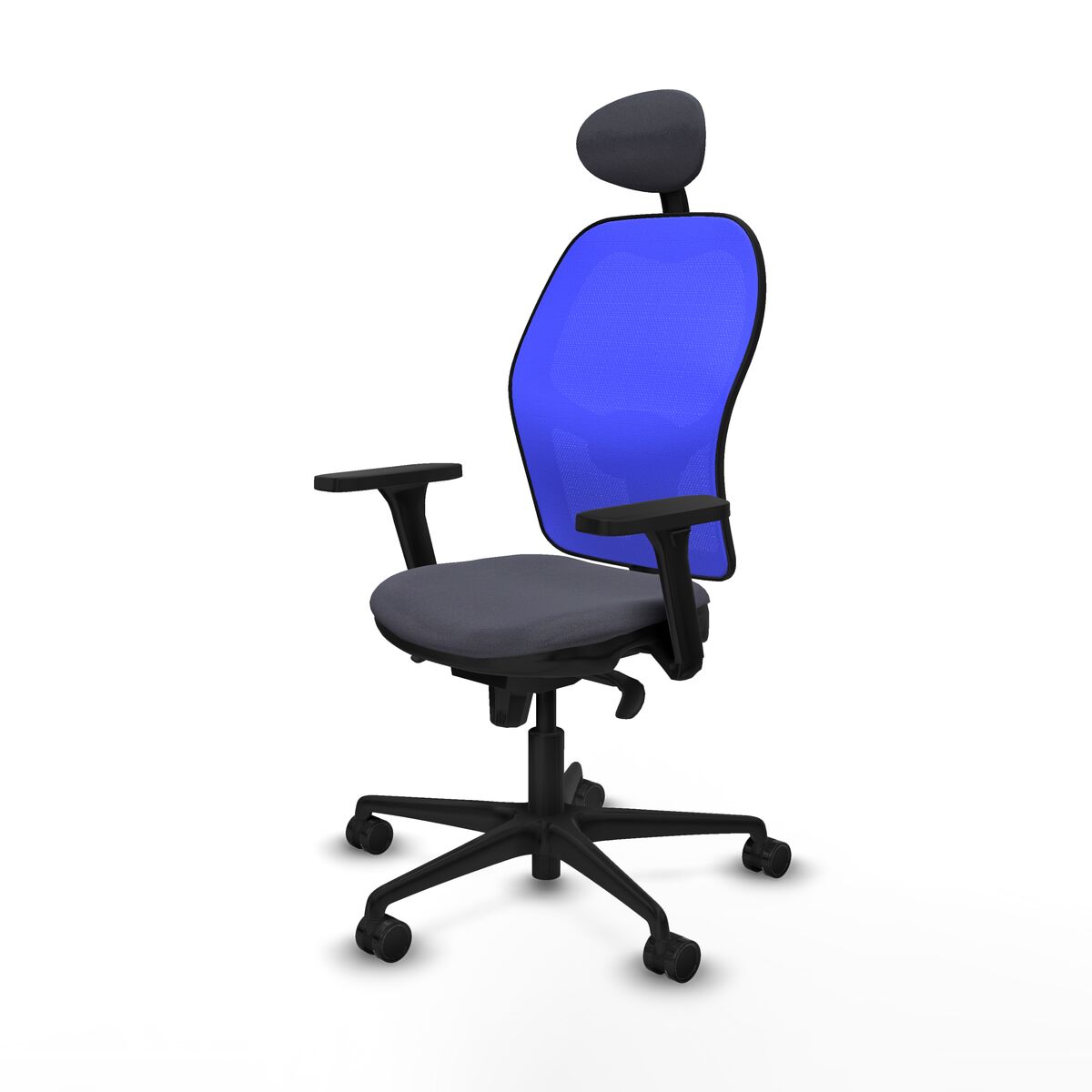 Silla de Oficina Piqueras y Crespo 3D036N1 Gris oscuro