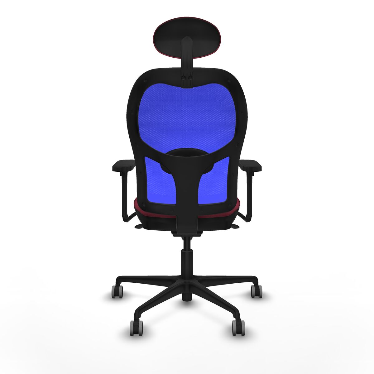 Silla de Oficina Piqueras y Crespo 3D036G1 Granate